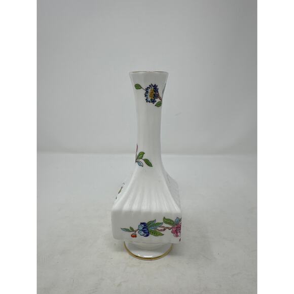 Aynsley pembroke 7 Inch Vase England Fine Bone China Centerpiece Decor - Picture 2 of 8